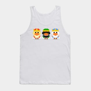 The Three Wise Ducklings Tank Top